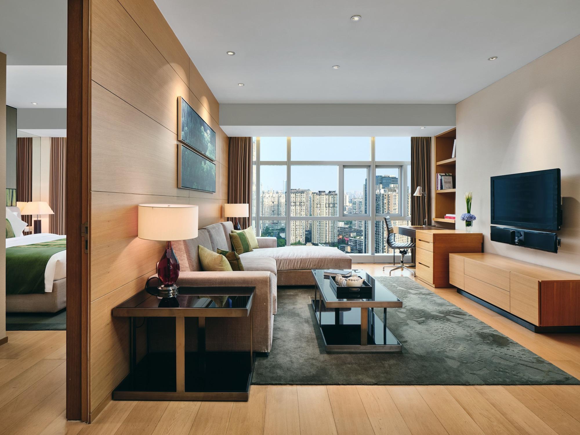 Grand Parcvue Hotel Residence Chengdu Bagian luar foto